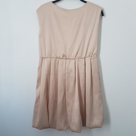 Lemon Style Ivory/Beige/Cream Sleeveless Dress, One Size - NWT - Picture 2 of 5